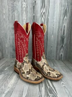 Men's Anderson Bean Canebreak Rattlesnake With 13" Red Avatar Tops