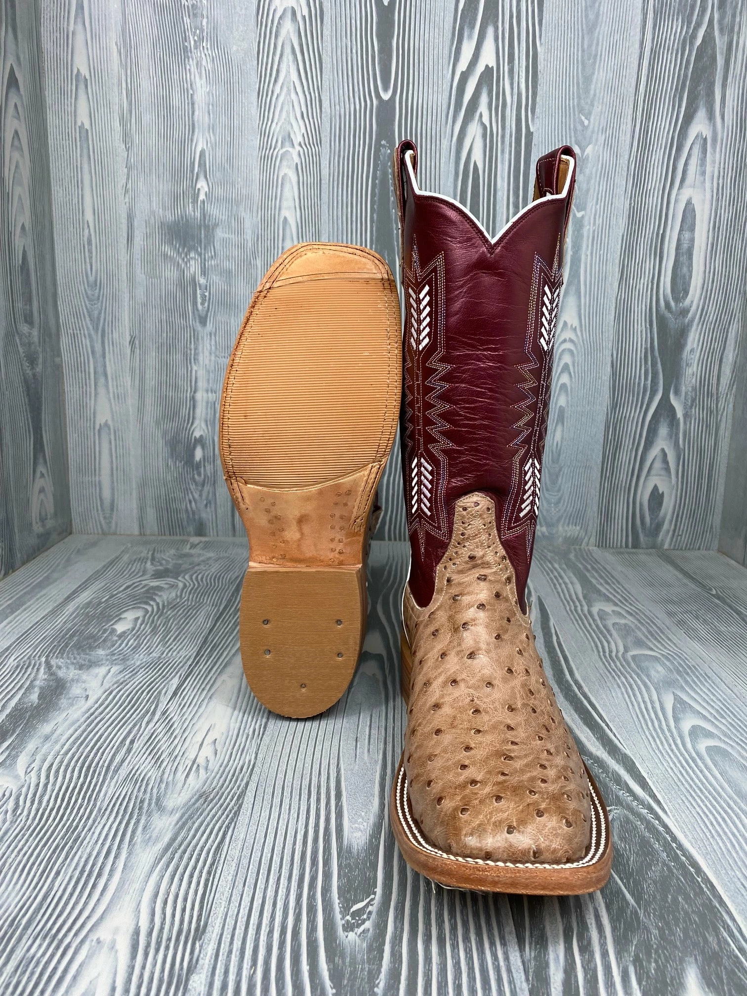 Men's Rios Of Mercedes Barnwood FQ With 13" Sangria Luster Tops 3 Men's Rios Of Mercedes Barnwood FQ With 13" Sangria Luster Tops - Image 3