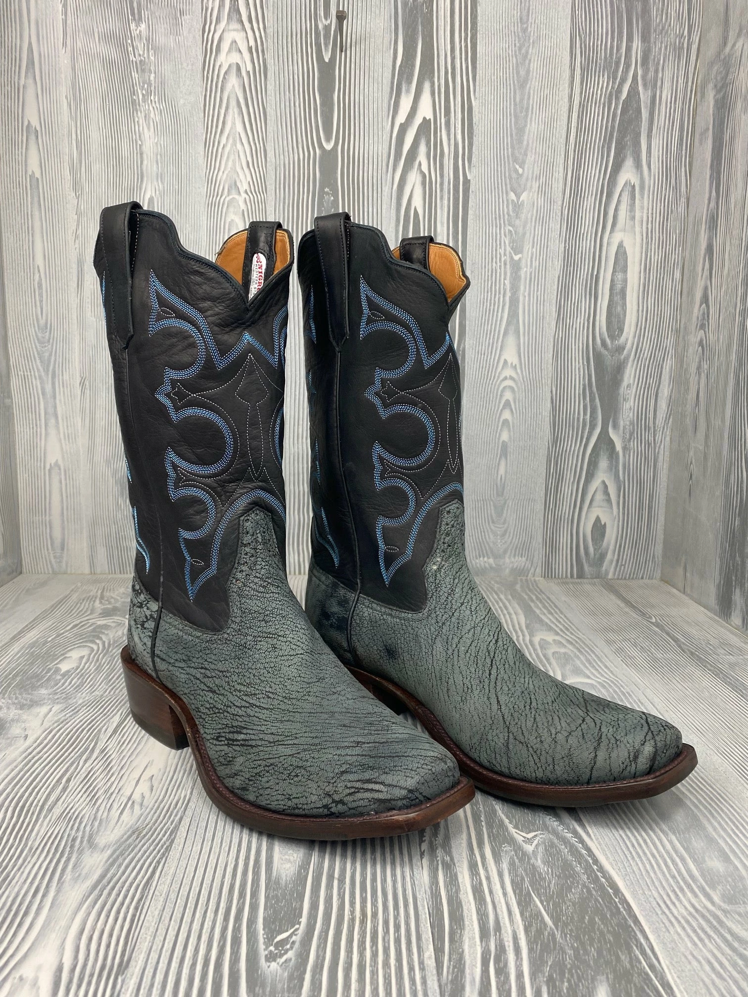 Men's Rios Of Mercedes Black Poseidon With 13" Black Analine Full Tops 1 Men's Rios Of Mercedes Black Poseidon With 13" Black Analine Full Tops