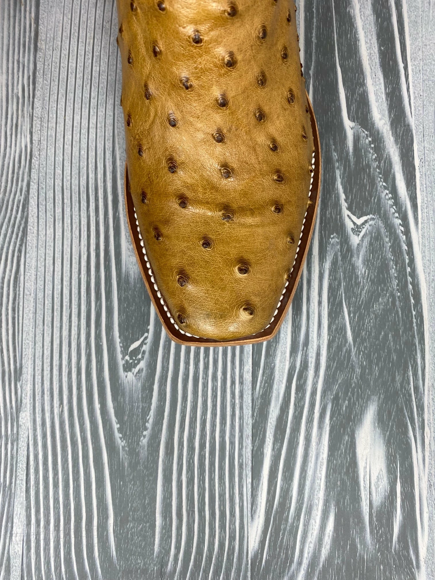 Men's Top Hand Horse Power Antique Saddle FQ OST With 13" Red Sinsation Tops - HP9506 4 Men's Top Hand Horse Power Antique Saddle FQ OST With 13" Red Sinsation Tops - HP9506 - Image 4