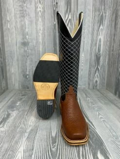 Men's Horse Power Coach Shrunken Shoulder With 16" Black Tops - HP9508 6 Men's Horse Power Coach Shrunken Shoulder With 16" Black Tops - HP9508 -cowboy clothing shop IMG 8060