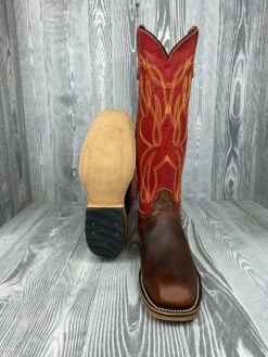 Men's Olathe Mike Tyson Bison With 15" Red Fools Goat Tops -cowboy clothing shop IMG 8842