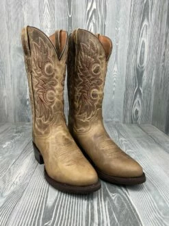 Men's Dan Post Cottonwood Taupe R-Toe 13" Western Boot - DP3387