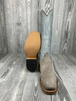 Men's Olathe Smoked Bacon With 15"Grey Buffamonte Tops -cowboy clothing shop IMG 9510