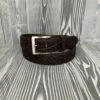 Chacon 1 1/2" Vintage Chestnut Top Grain Genuine Elephant Skin Belt