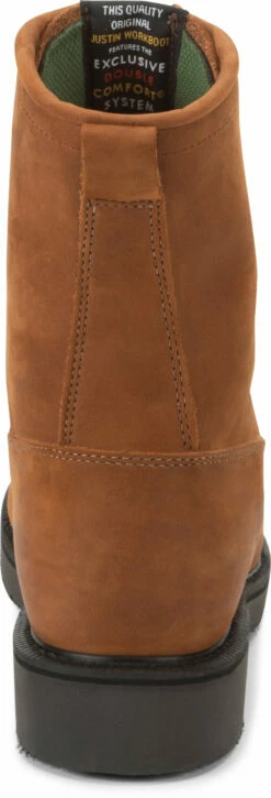 Mens 760 Justin Original Work 8" Lace Up -cowboy clothing shop JST 006 760