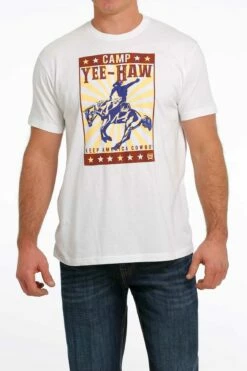 Men's Cinch Camp Yee-Haw T-Shirt - MTT1690541
