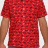 Men's Cinch Patriotic Truck Print Short Sleeve Camp Shirt - MTW1401005