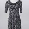 Ladies Keren Hart 3/4 Sleeve Scoop Neck Swing Dress - NN42046