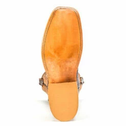 Men's Rios Of Mercedes Nicotine Full Quill Ostrich With 13" Tan Mad Cat Tops - R9014 -cowboy clothing shop R9014 Sole