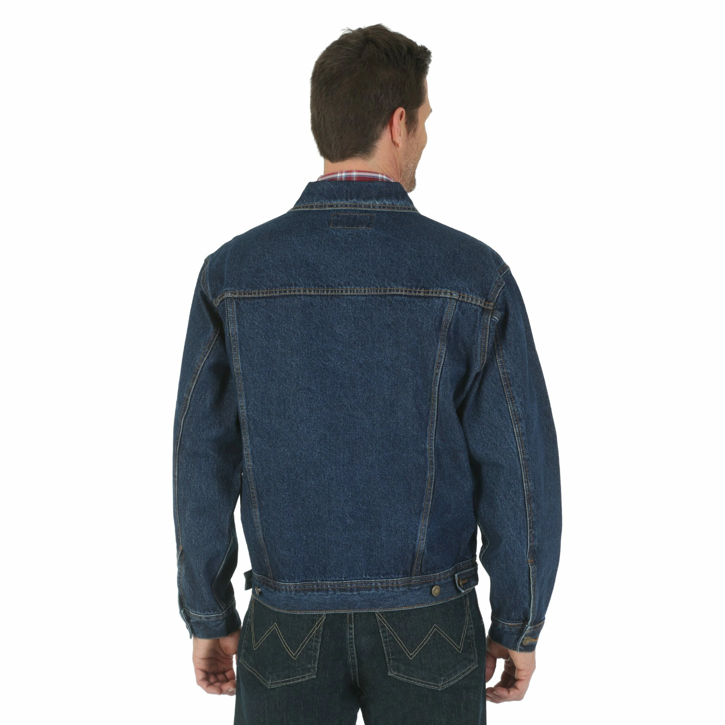 Men's Wrangler Rugged Wear Denim Jacket Antique Indigo 2 Men's Wrangler Rugged Wear Denim Jacket Antique Indigo - Image 2