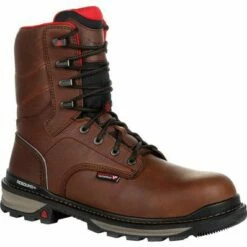 Men's Rocky Rams Horn 8" Lace Up Waterproof Composite Toe Work Boots -RKK0297