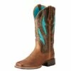 Women's Ariat Distressed Brown VentTEK Ultra Western Boot- 10023146