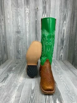 Olathe Cognac Tuscan Bison With 15" Perruche Kidskin Tops 6 Olathe Cognac Tuscan Bison With 15" Perruche Kidskin Tops -cowboy clothing shop T3