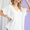 Ladies EESOME Short Sleeve V-Neck Top - TG54177