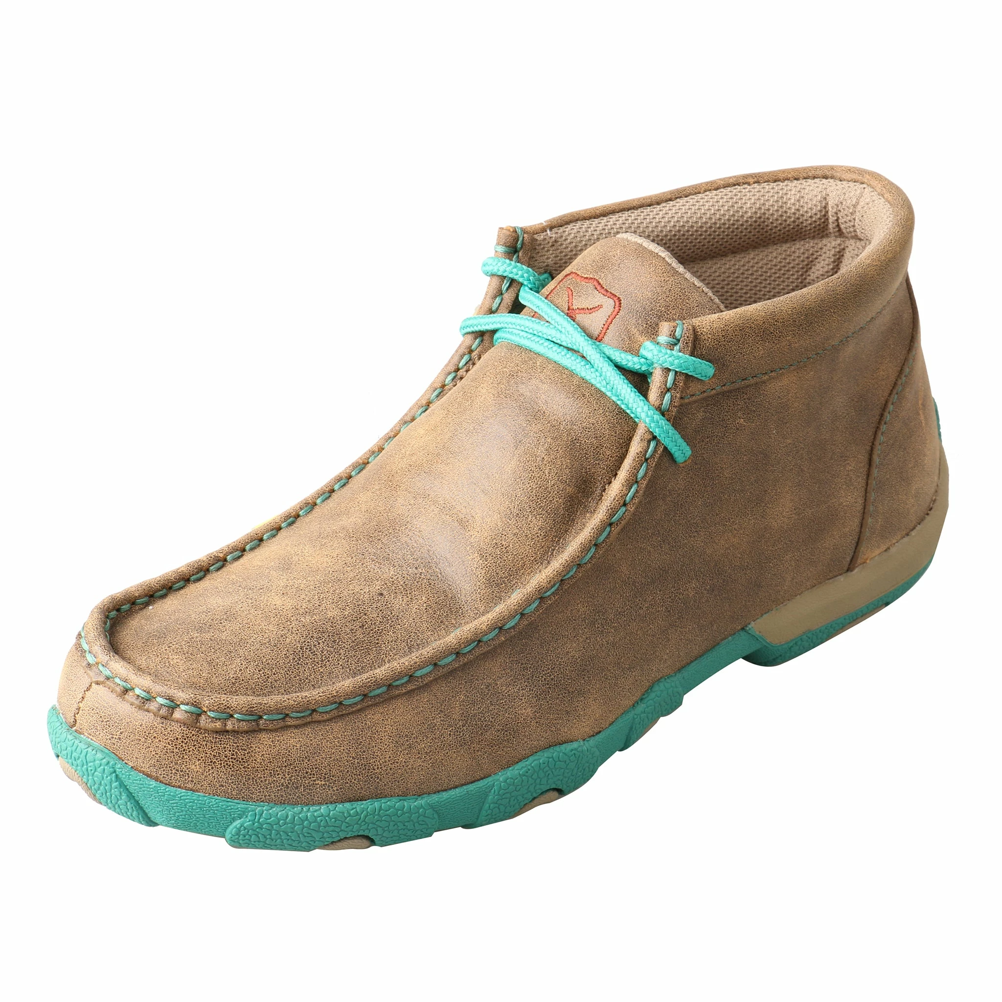 Women's Twisted X Chukka Bomber/Turquoise - WDM0020 1 Women's Twisted X Chukka Bomber/Turquoise - WDM0020