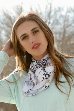 Cinch Western Wild Rag In Cream - CXX7207016