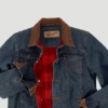 Boy's Wrangler Blanket Lined Denim Jacket In Rustic Blue - 84265RT