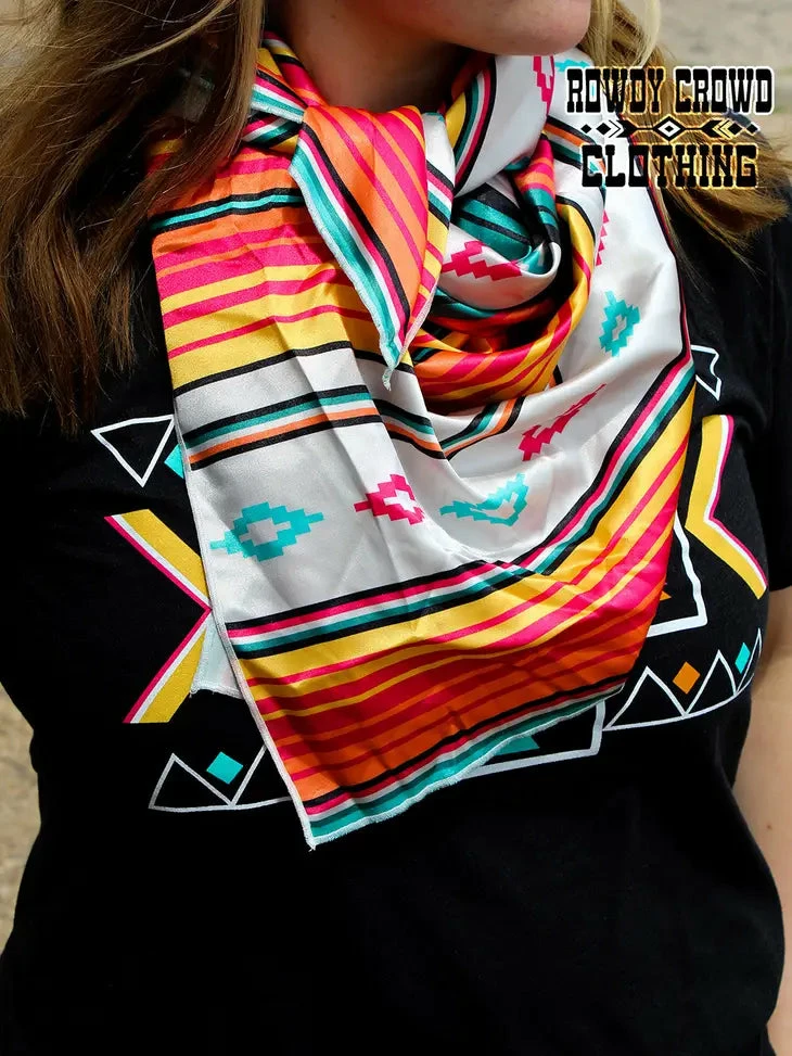 Rowdy Crowd Clothing Somerset Serape Wild Rag 2 Rowdy Crowd Clothing Somerset Serape Wild Rag - Image 2
