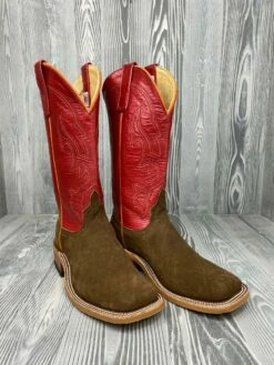 Men's Anderson Bean Tan Buffed Elephant With 13" Tristian Luster Kidskin Tops