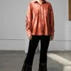 Ladies Easel Faux Suede Shirt - ET21347