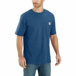 Men's Carhartt Loose Fit Heavy Weight Short Sleeve Pocket Tee - K87 -cowboy clothing shop image K87LEH 550 550