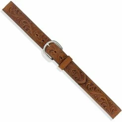 Justin Western Scroll Tooled Belt -cowboy clothing shop qi53909 03