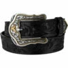 Tony Lama Black Westerly Ride Belt