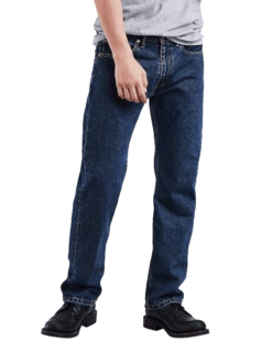 Men's 505 Regular Fit Jean-Zipper Fly- Dark Stone Wash - 00505-0216